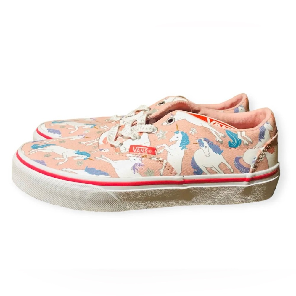 Vans Doheny Unicorns Powder Pink White Sneakers Youth Size 5